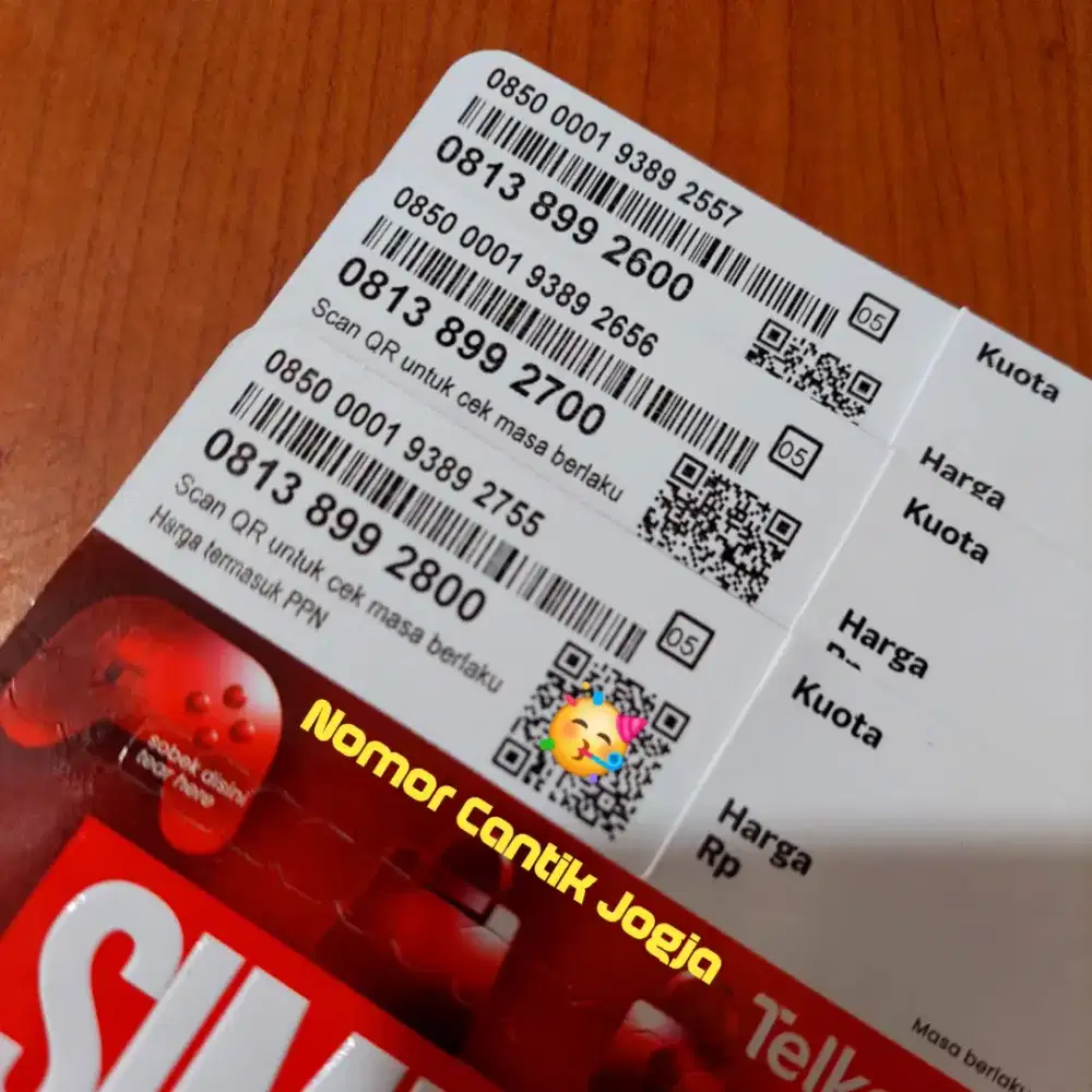 Nomor Cantik Simpati spesial 11 Digit pasangan keluarga