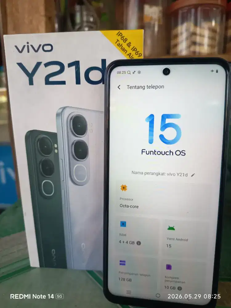 Vivo y21d like new 4/128