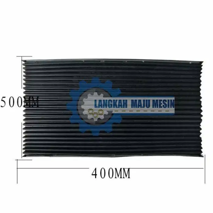 Tutup Karet Milling SM4 / Karpet Karet Harmonika Mesin Milling Cover