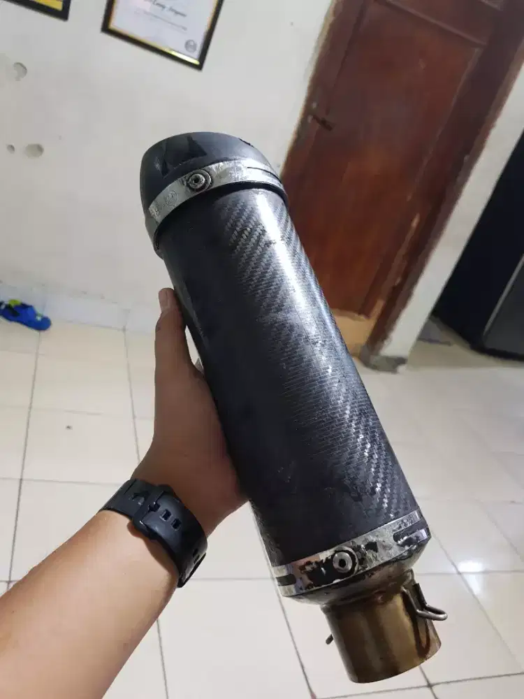 Header Knalpot Race Pro Karbon Ori