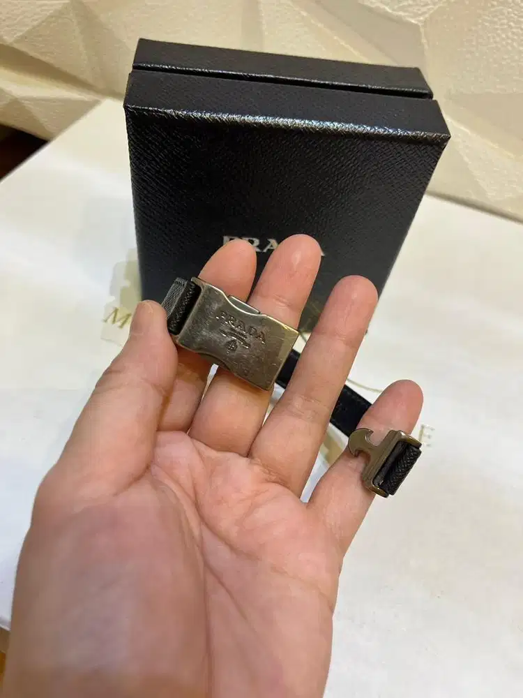 PRADA SAFFIANO LEATHER BRACELET ORIGINAL