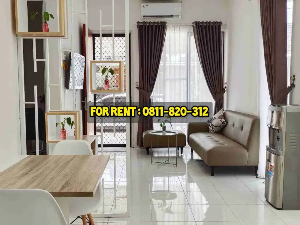 DISEWA RUMAH 2 LANTAI FULL FURNISHED DI CITRA GARDEN BMW