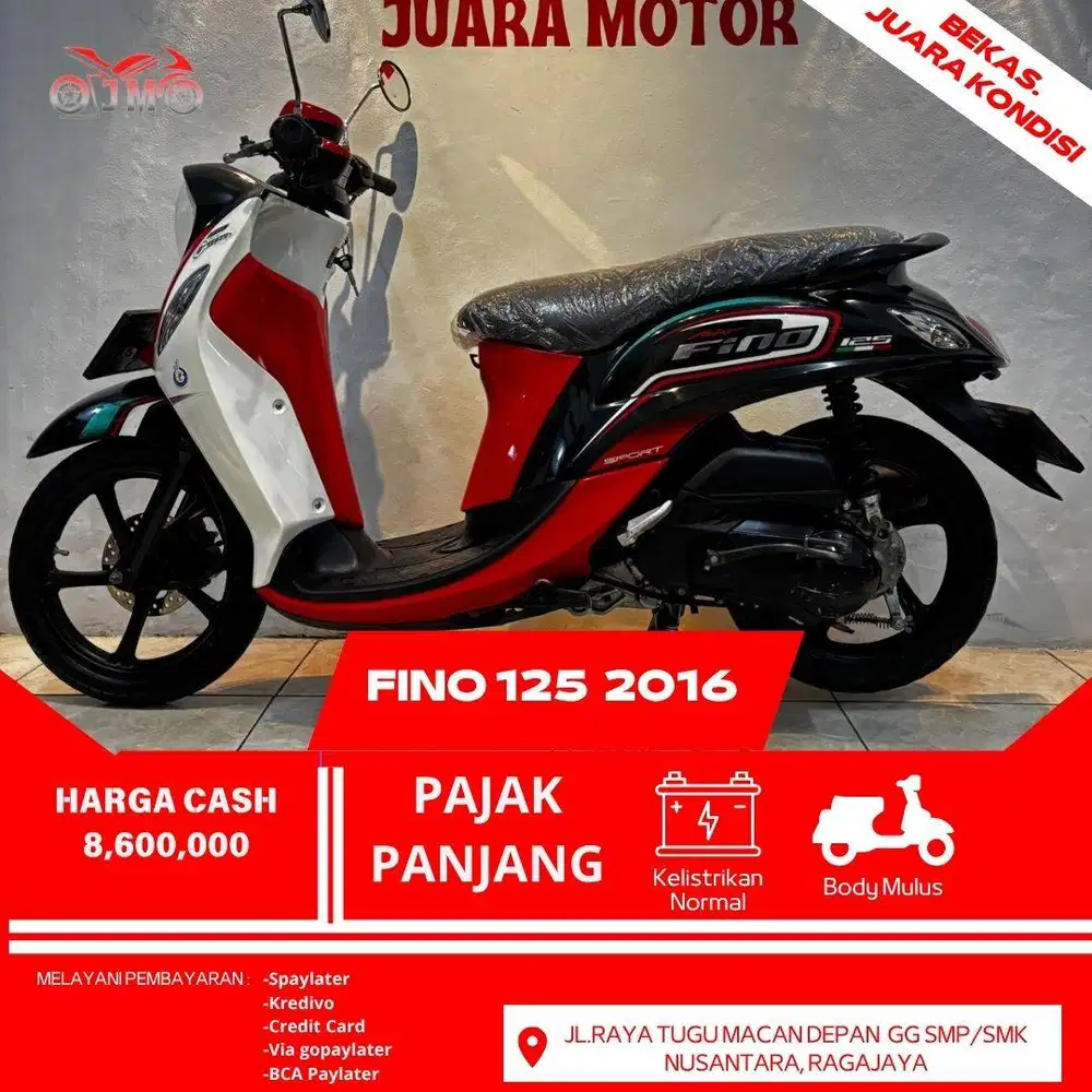 FINO 125 TAHUN 2016 SURAT LENGKAP PAJAK PANJANG SIAP PAKAI NO KENDALA