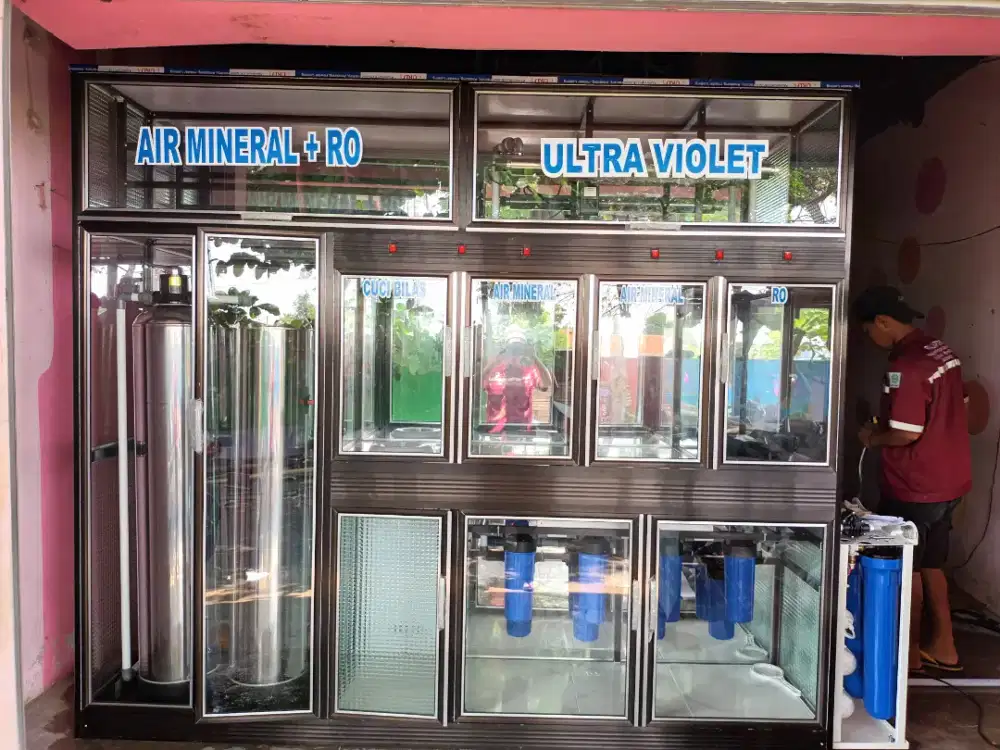 Depo air isi ulang + RO