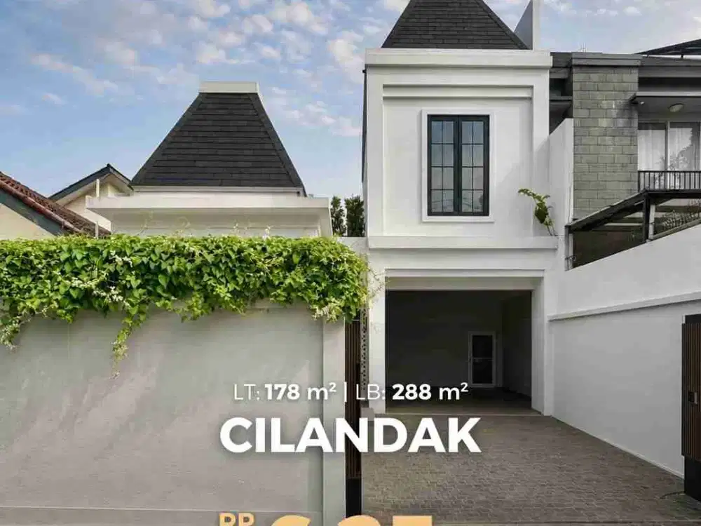 Dijual rumah di Cilandak belakang Citos lengkap dengan swimming pool