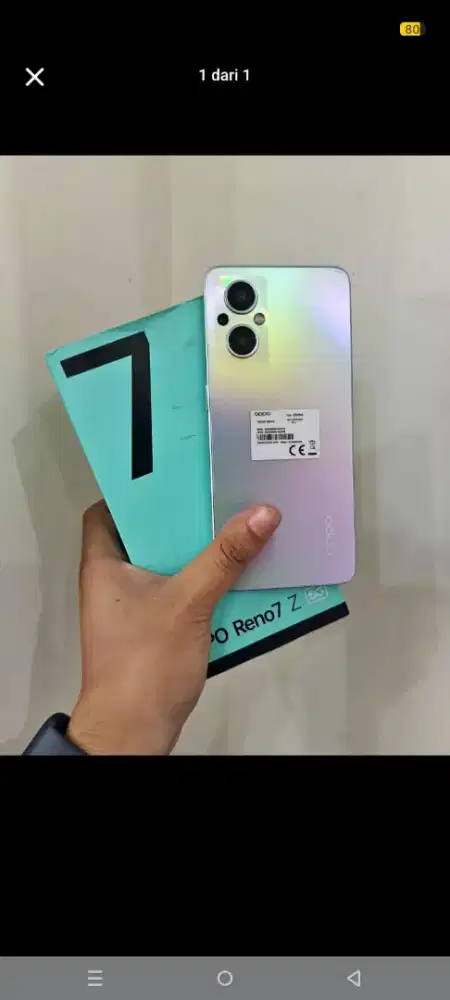 Oppo reno 7z 5g ram 8/128 second