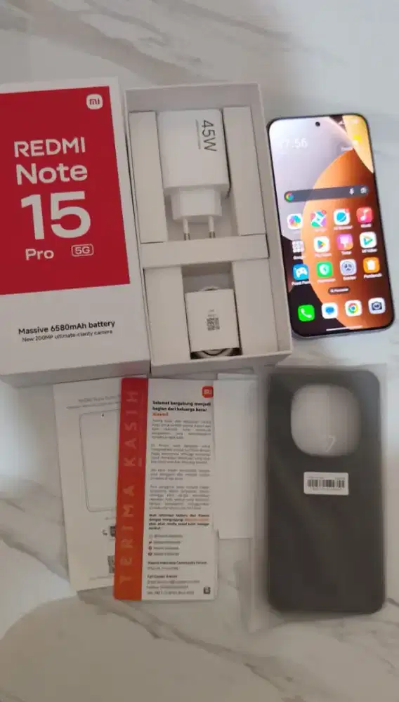Redmi note 15 pro 5G 8/256, baru di unboxing 7 hari yg lalu.