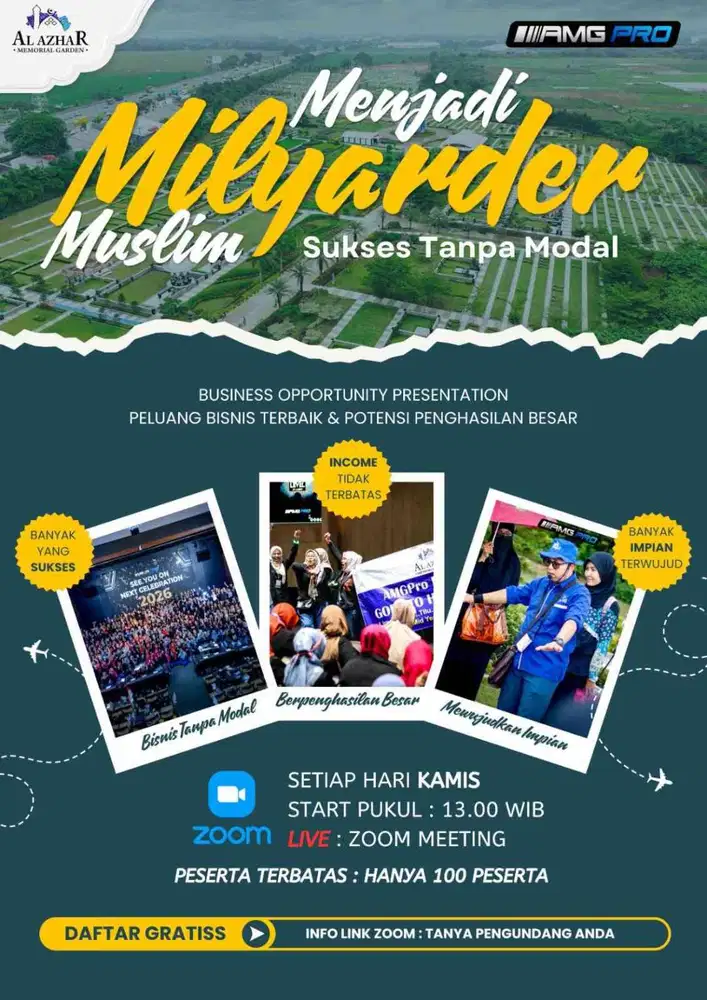 MENJADI MILYADER MUSLIM - Peluang Bisnis Terbaik & Potensi Penghasilan