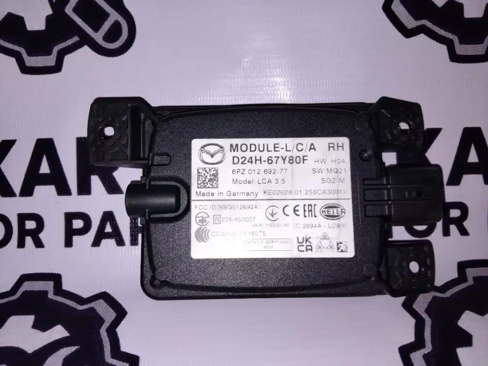 Modul BSM Kanan / Module R Lane change aid Mazda Cx 3 D24H67Y80F