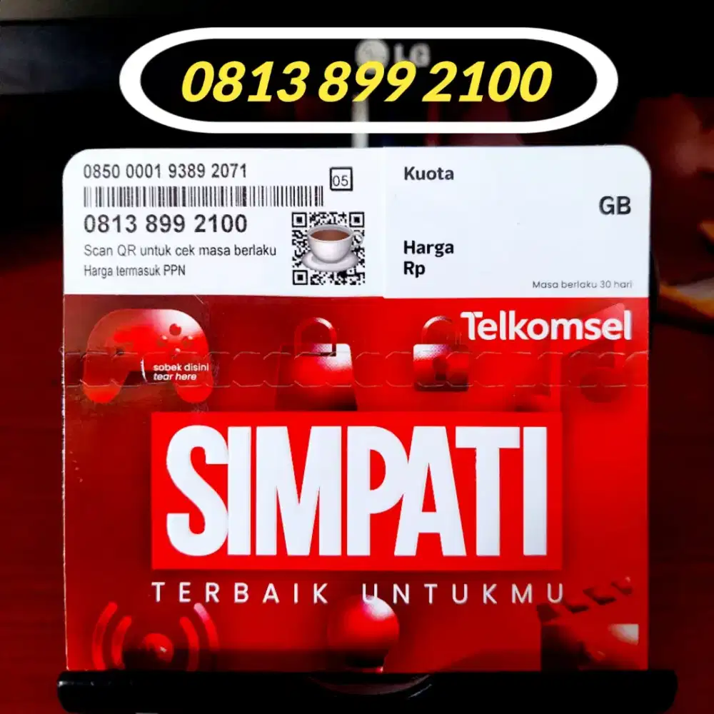 Kartu Perdana Cantik Simpati 4G/5G Reguler Prabayar