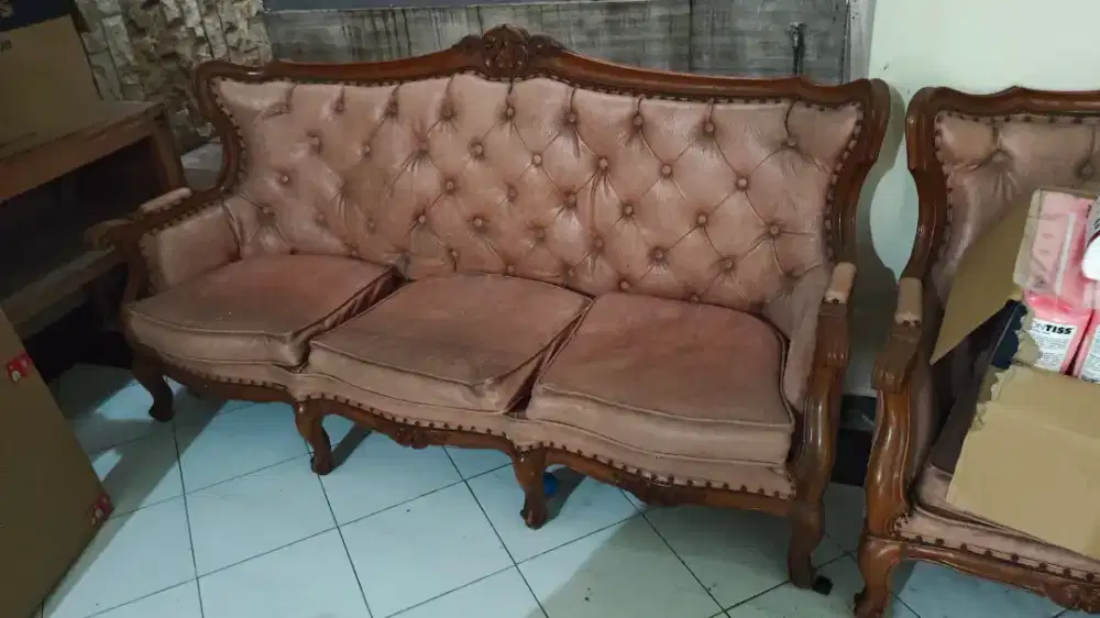 Sofa Kayu 1 Set 321 Ruang Tamu