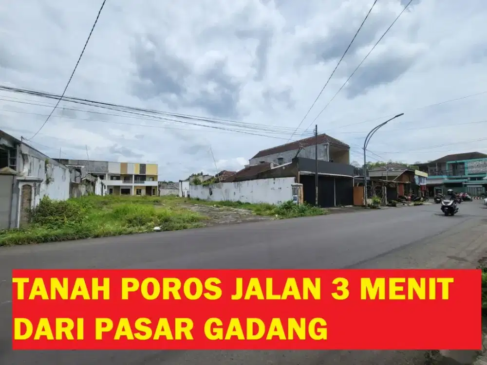 TANAH DI JUAL KOTA MALANG POROS JALAN