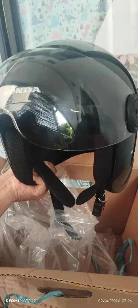 Helm Honda Ori, belum dipakai
