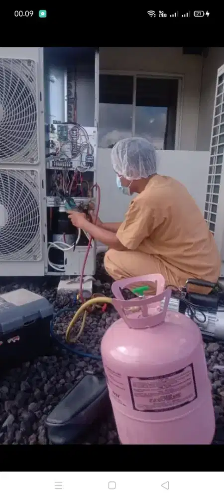 Jasa servis AC kulkas mesin cuci kompa air dll bergaransi resmi