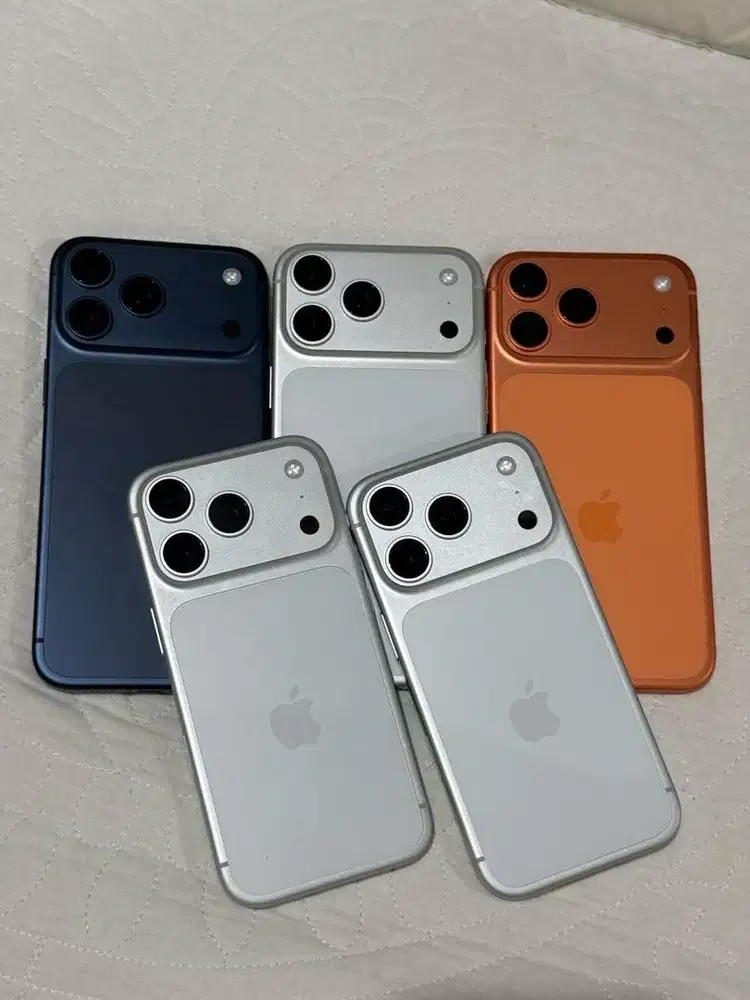 IPHONE 17PRO PROMAX READY SILVER, ORANGE. CICILAN 0% 24BULAN