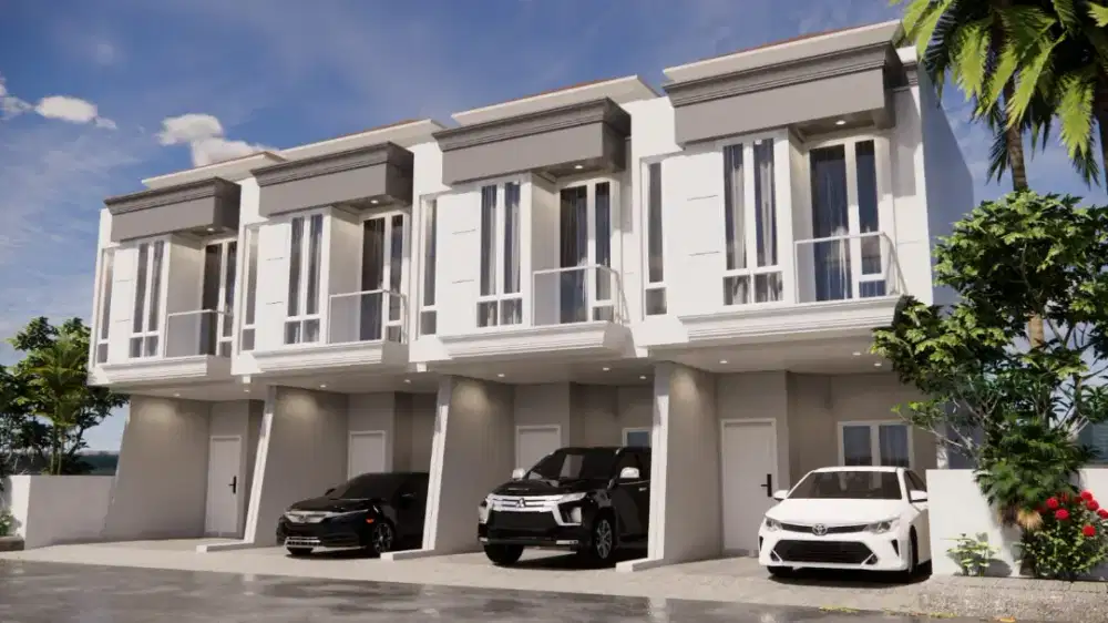 Rumah baru Cluster cantik 2 lantai dekat RS Persahabatan Jakarta timur