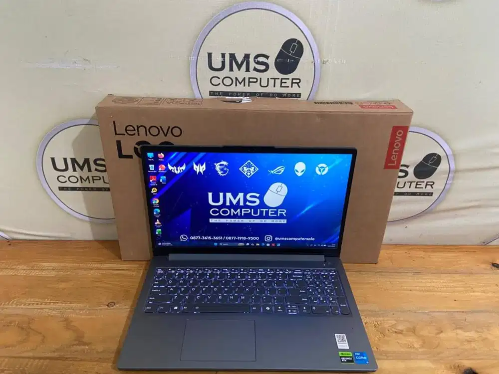 LOQ Essential 15IAX9E Core i5-12450HX RAM 12GB SSD 512GB RTX 3050