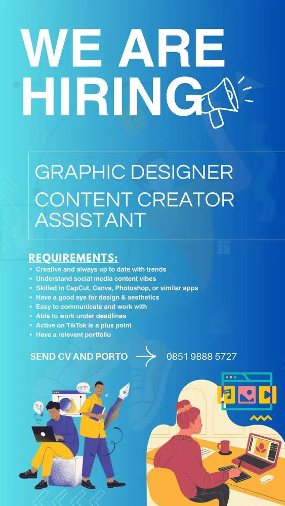 GRAPHIC DESIGNER & CONTENT CREATOR ASSISTANT