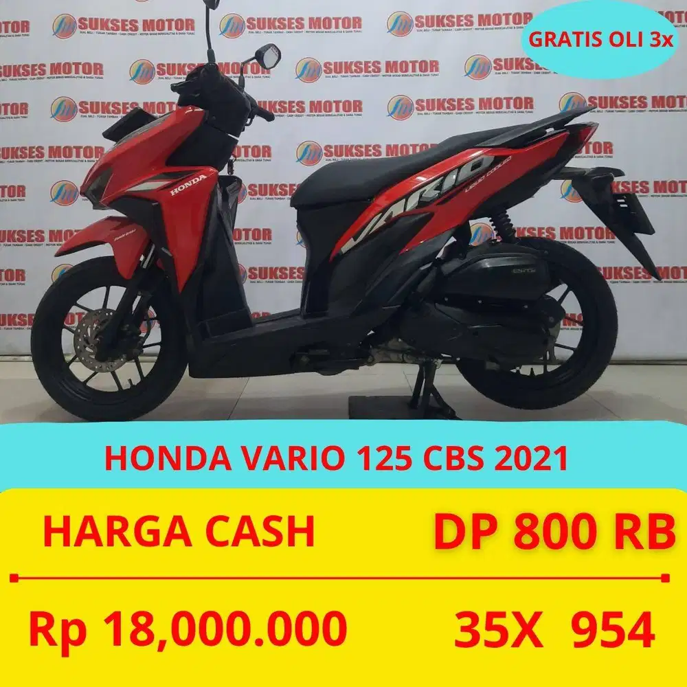 HONDA VARIO 125 CBS 2021 DP MURAH 800 RIBU GUYS