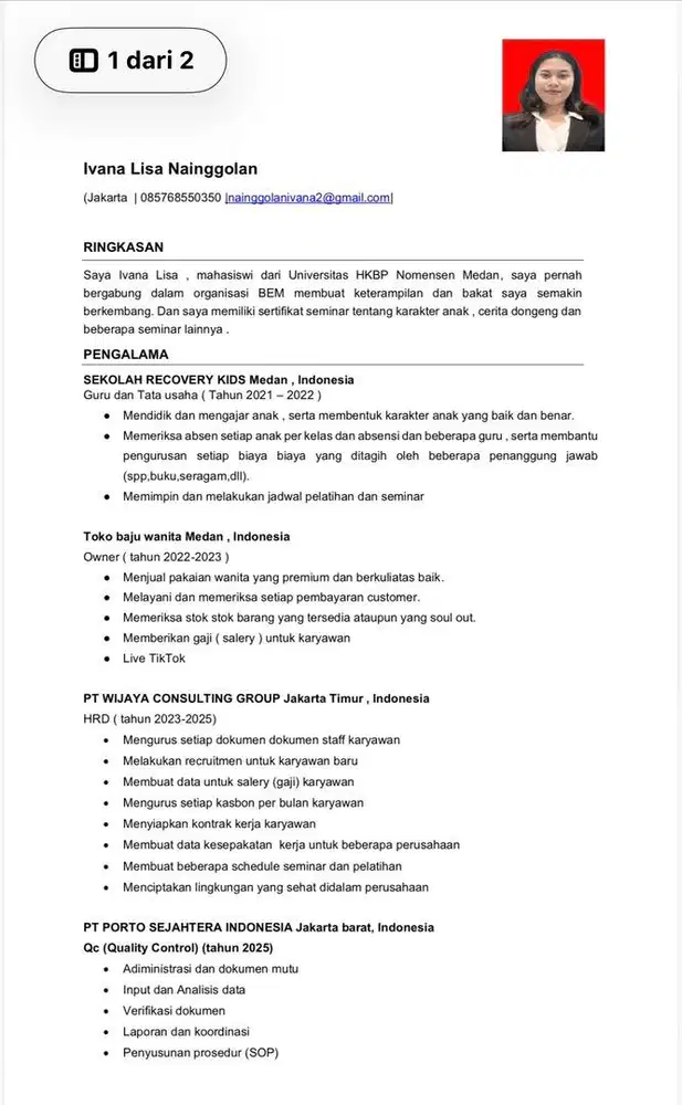 Mencari pekerjaan yang baik