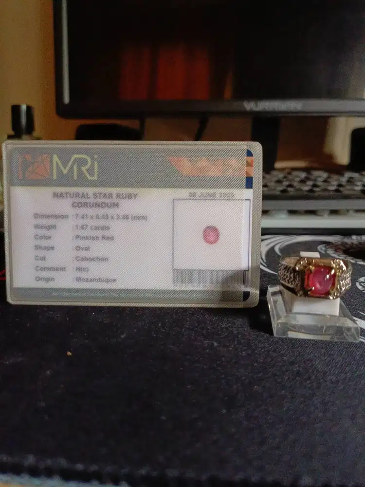 Natural Star Ruby (corundum)