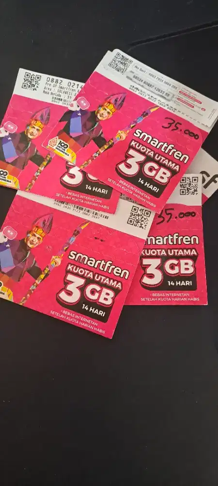 KARTU PERDANA SMARTFREN
DAPATKAN KUOTA 3 GB
14 HARI