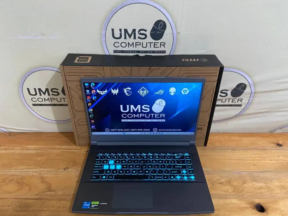 MSI Thin 15 B13UC INTEL Core i5-13420H RAM 8GB SSD 512GB RTX 3050