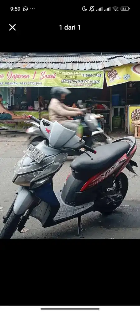 Cover body original copotan Vario 110 karbu