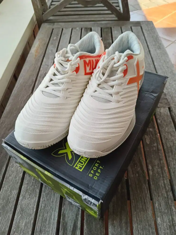 Sepatu Padel - MUNICH PADX 60 ORANGE WHITE 2026 - Used