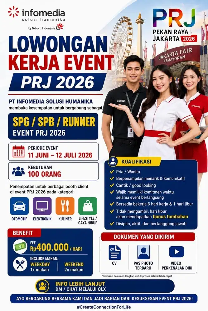 LOWONGAN SPG SPB RUNNER PRJ