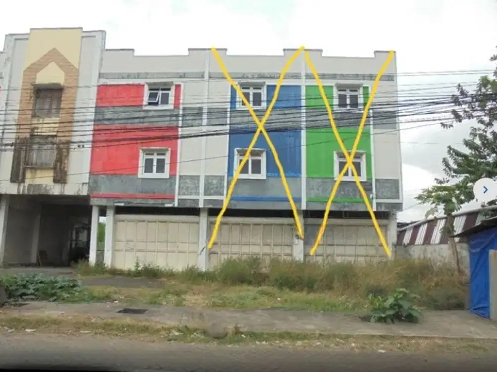 Dijual Ruko Makassar sekitar Sudiang, Jalan Poros Pattene