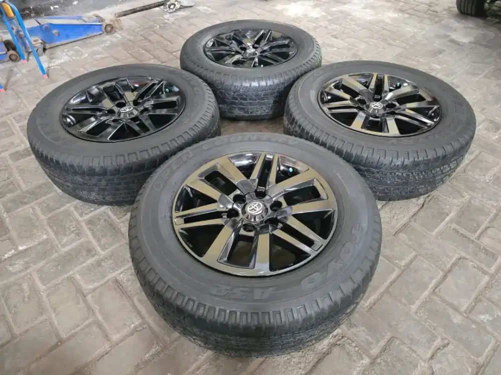 Velg Ban 90% Ori Fortuner GR R18 Hilux Everest Ranger Trailblazer MUX