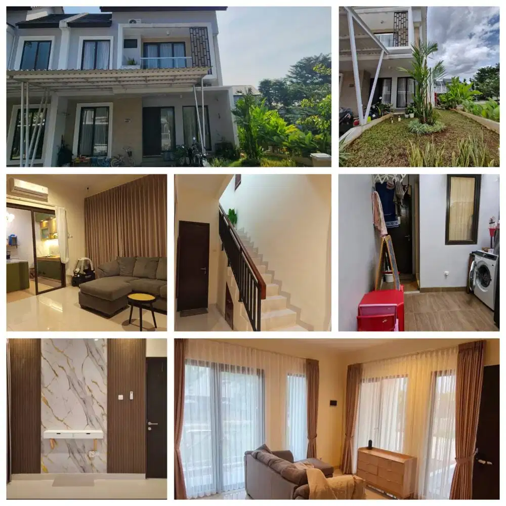 Disewakan Rumah Asana Residence Cibubur Cikeas 2 Lantai