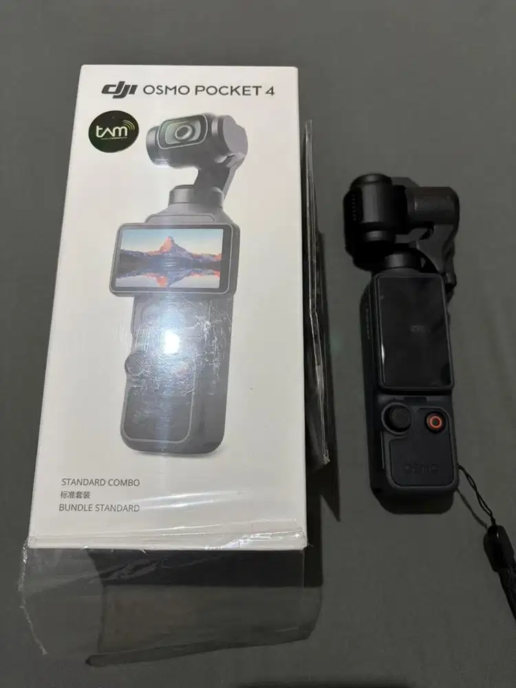 DJI Osmo Pocket 4 standar black fullset resmi TAM GARANSI PANJANG
