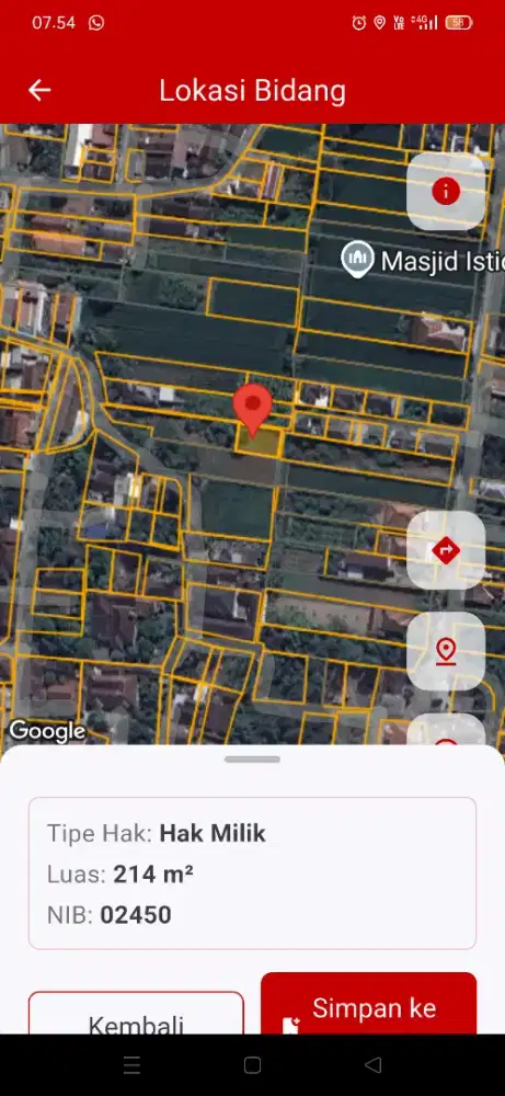 DIJUAL 2 BIDANG TANAH DI DEKAT KAMPUS ISI