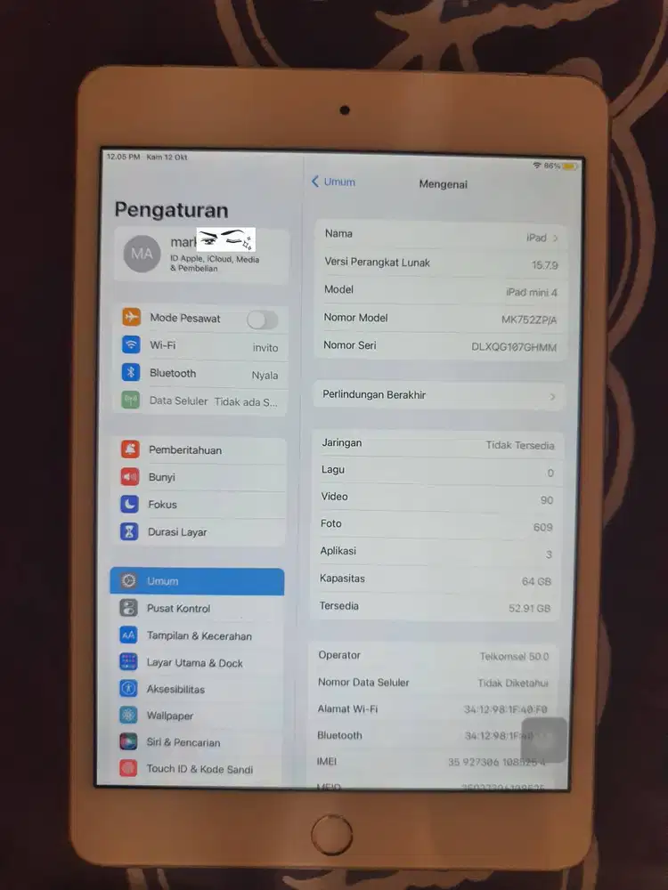 Ipad Mini 4 Wifi Cellular 64 gb ex ibox