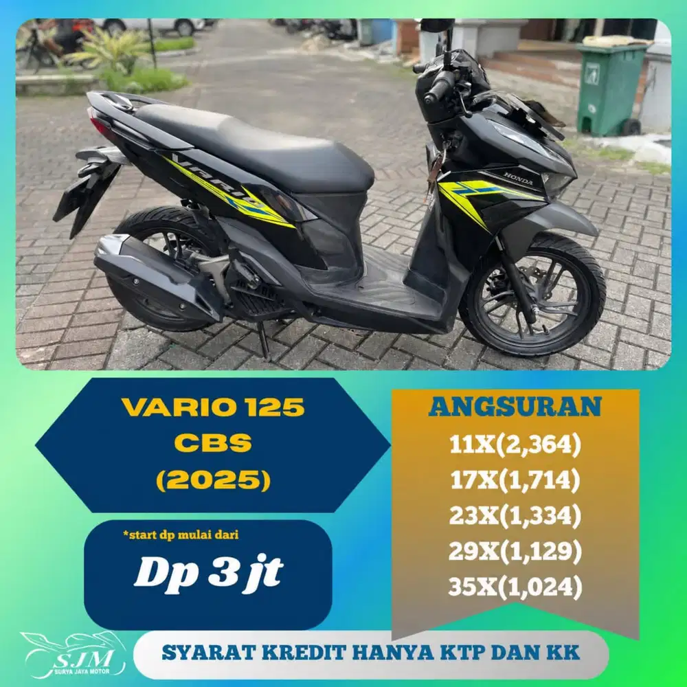 Varion125 CBS 2025 Pajak panjsng