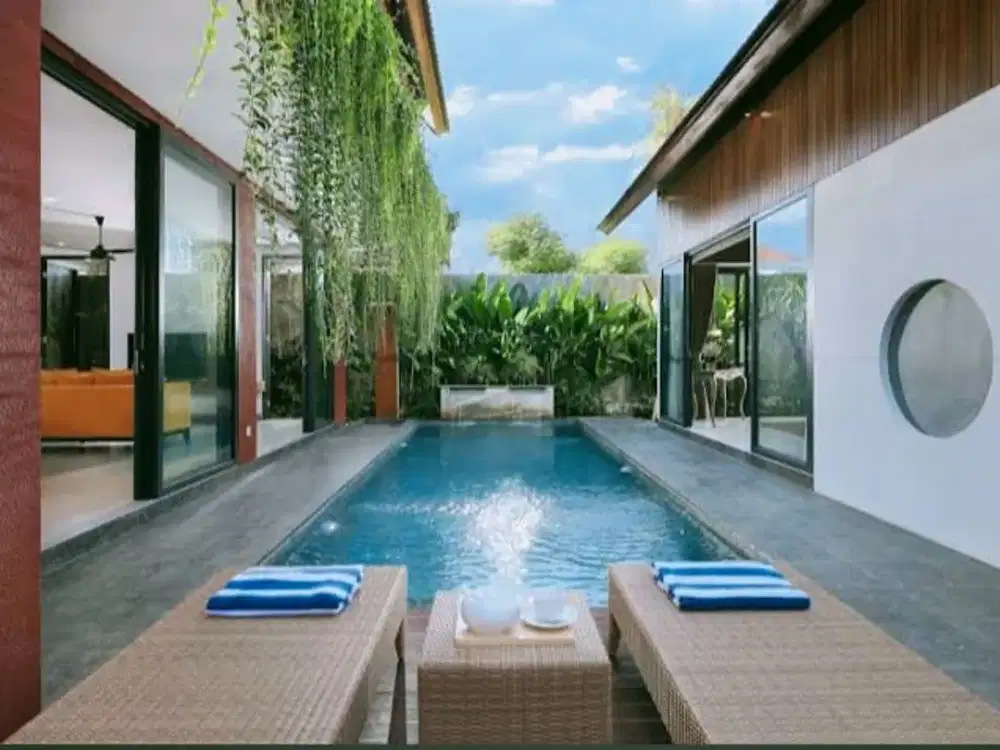 COZY VILLA 2 LANTAI DI PANTAI NELAYAN CANGGU DEKAT CAFFE DAN GYM