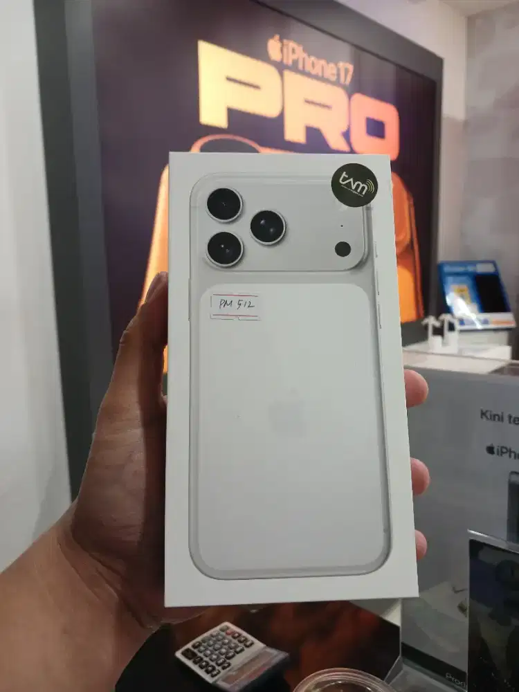 iPhone 17 Promax 512GB Silver New Garansi iBox