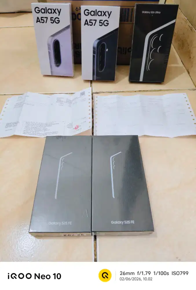 NEW 100% | Samsung S25 FE 256GB | Jet Black & Icy Blue | Garansi Resmi