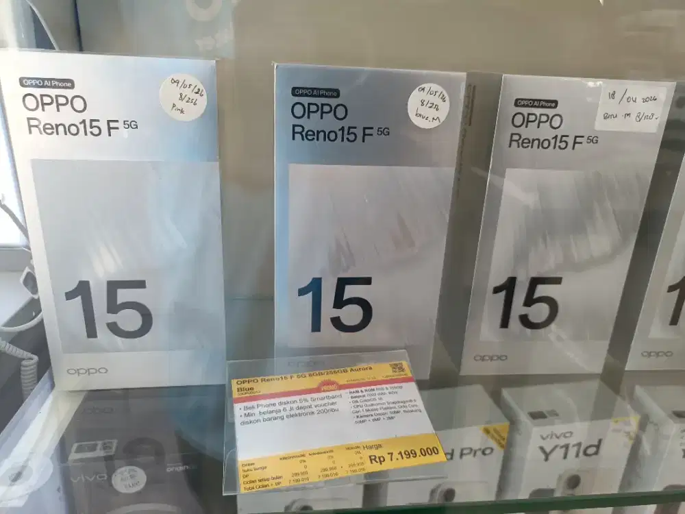 Kredit Kredivo Oppo Reno 15 F 5G Bunga 0