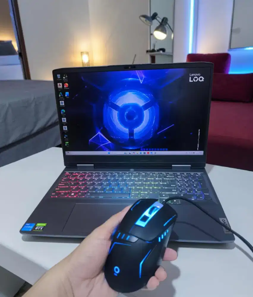 Laptop Gaming Desain LENOVO LOQ GAMING PRO RGB NVIDIA RTX 4050