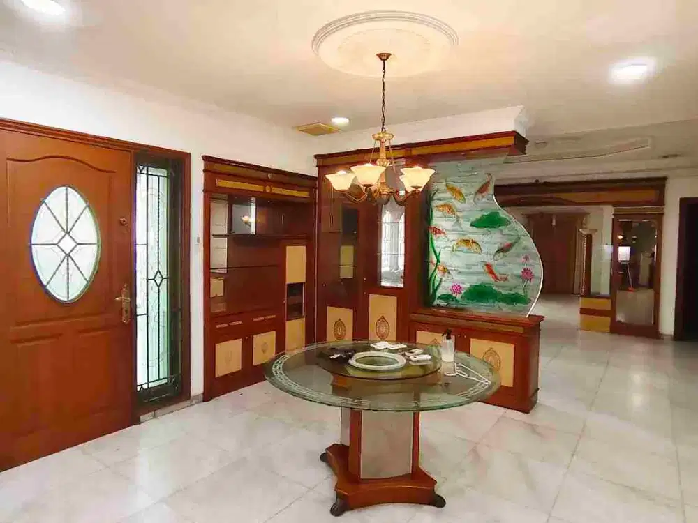 disewakan sunter hijau 12 x 17 rapi semi furnished siap huni 1½ pantai hanya 110juta/th cocok utk kantor atau online