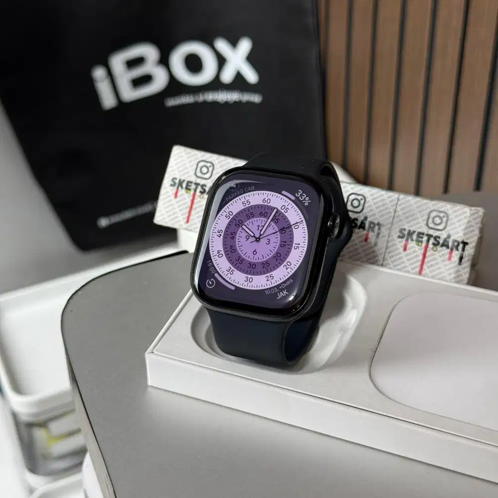 Apple Watch Series 10 46mm Jet Black iBox iwatch Battery Health 100%