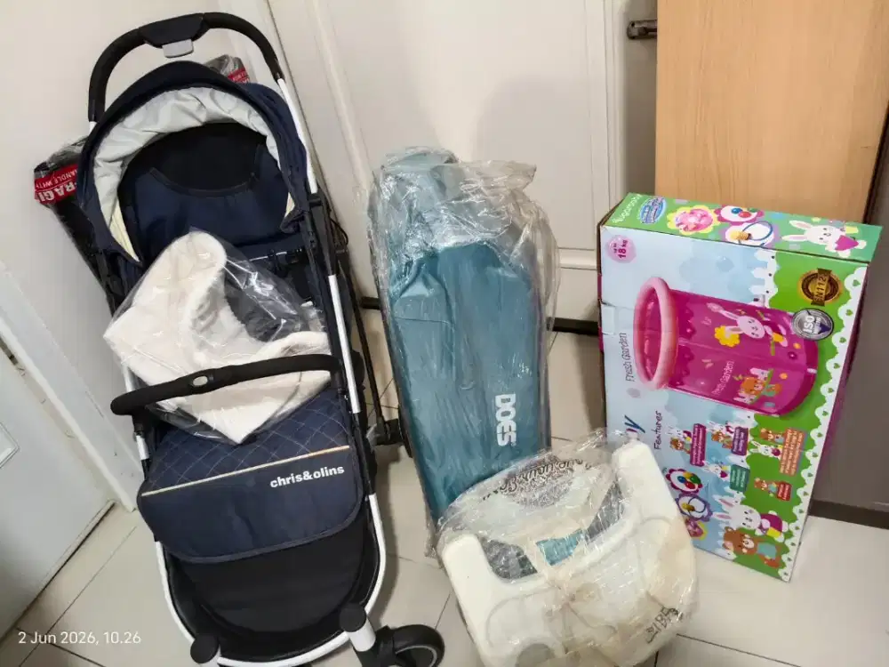 Preloved Stroller, Ranjang Baby, Kursi Bayi , kolam
