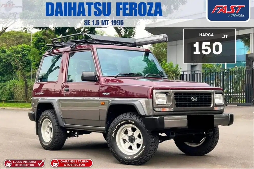 LOW KM.26RB PAJAK PANJANG CLASSIC DAIHATSU FEROZA SE 1995