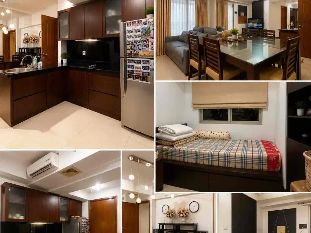 Murah Apartemen Waterplace Pakuwon 3BR Full Furnish Siap Huni Waterplace Tower A