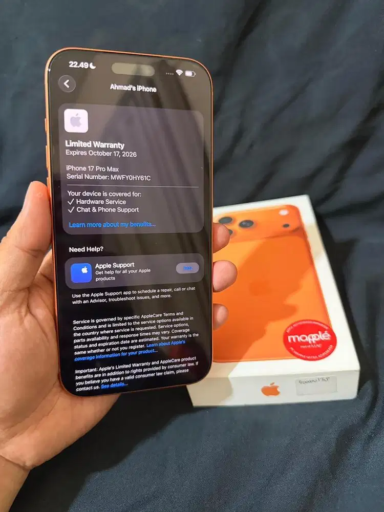 Iphone 17 promax 256GB