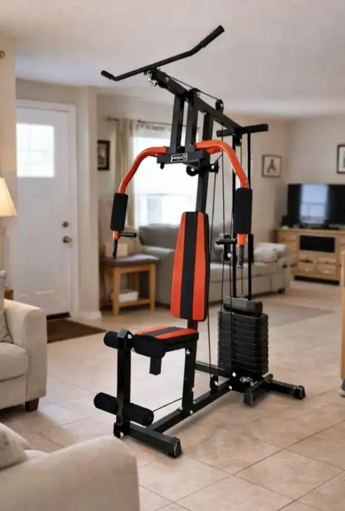 ALAT FITNESS BARU HOME GYM 1 SISI COD PLUS RAKITNYA