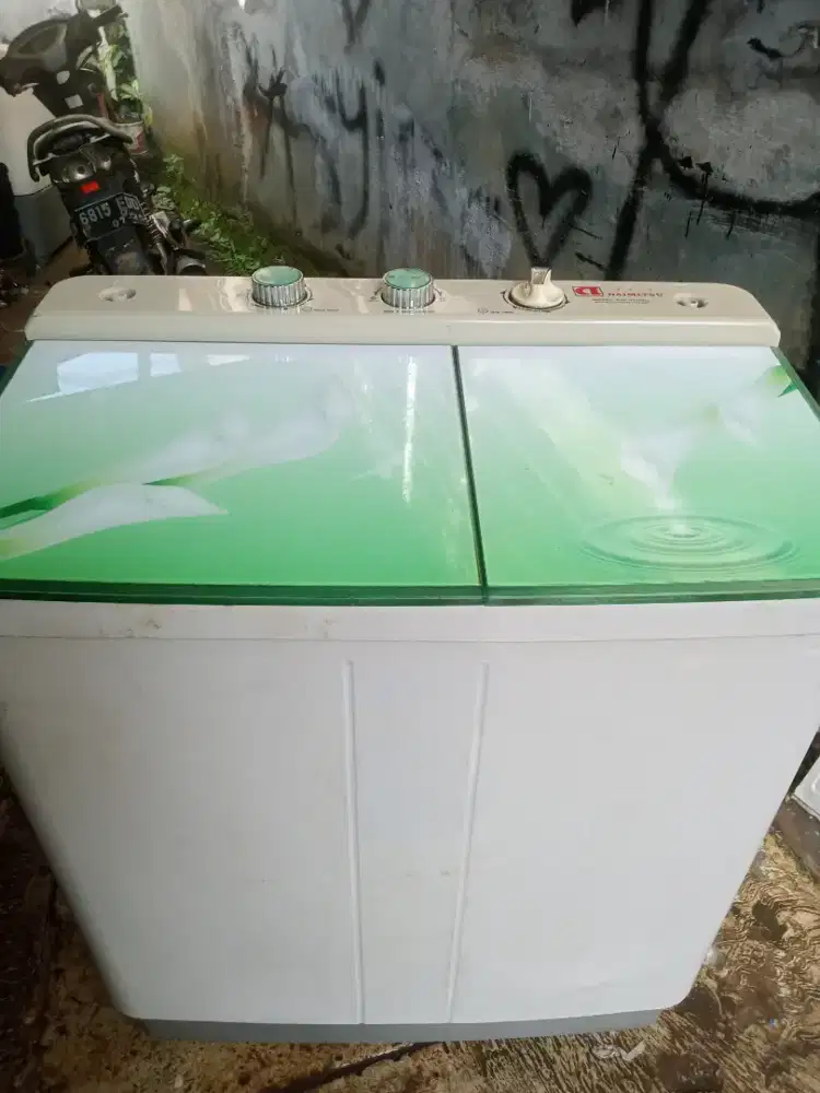 Jual mesin cuci 2 tabung normal semua